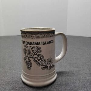 Vintage The Bahamas Nassau El Casino Ceramic Coffee Mug Cup Japan Souvenir